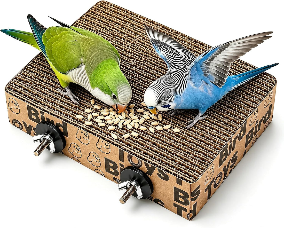 7.8” Paper Bird Shredding Toys,Bird Cage Platform for Small Medium