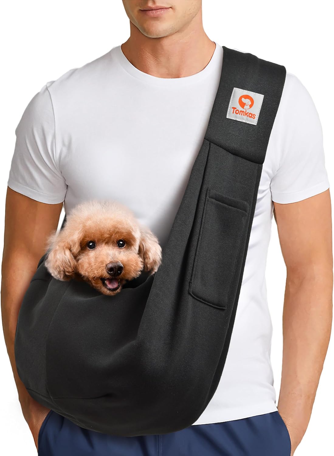 Tomkas Small Dog Cat Sling Carrier Puppy Purse Travel Wrap Soft