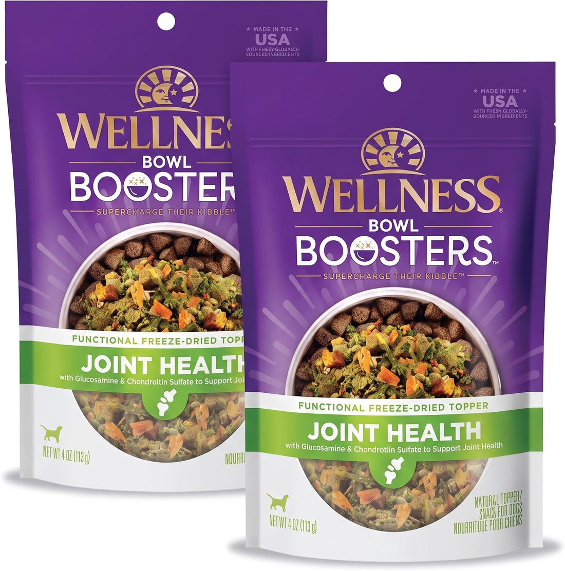 Wellness Bowl Boosters Bare Freeze Dried Dog Beef Food Topper