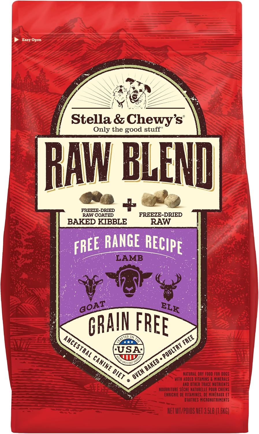 Stella & Chewy's Baked Kibble, Raw Blend