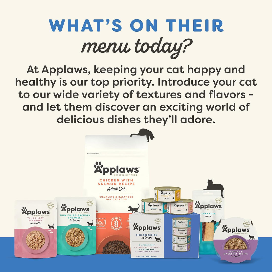 Applaws Natural Wet Cat Food in Broth, Limited and Natural Ingredients