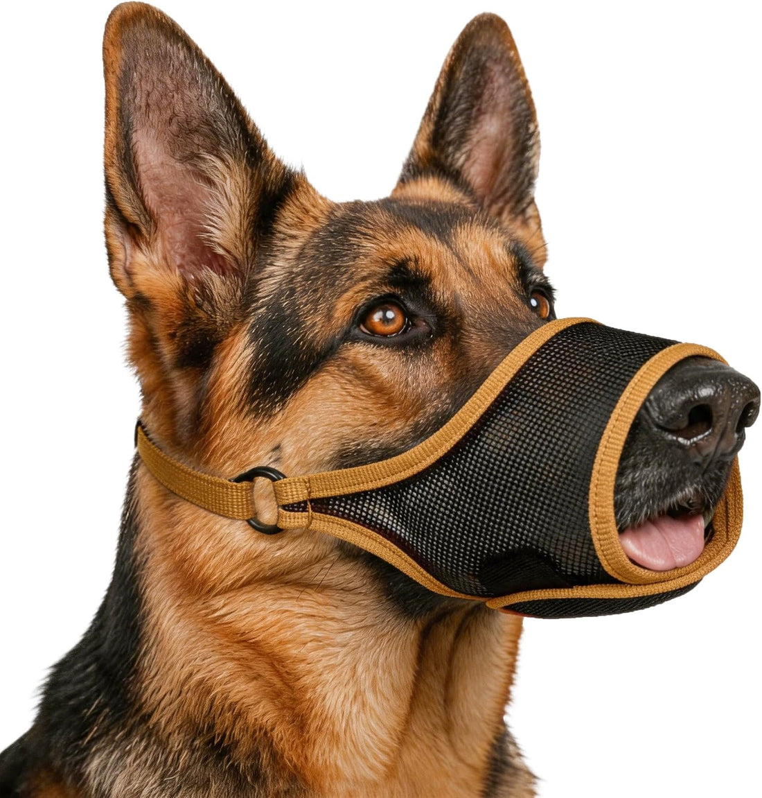 LUCKYPAW Dog Muzzle for Large Medium Small Dogs German Shepherd