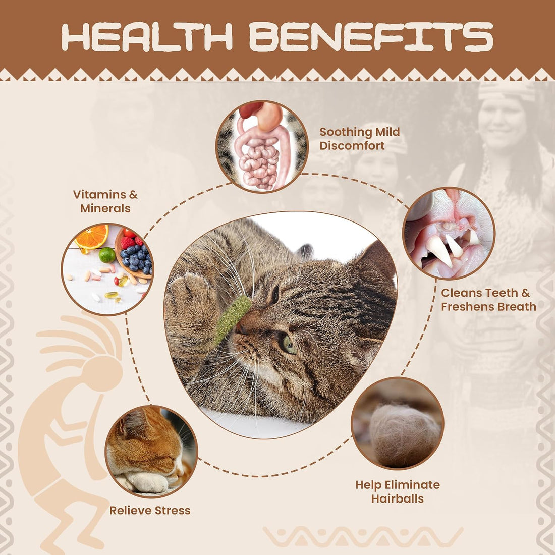 HUPA Cat Chew Sticks | Anxiety Relief & Digestive Support