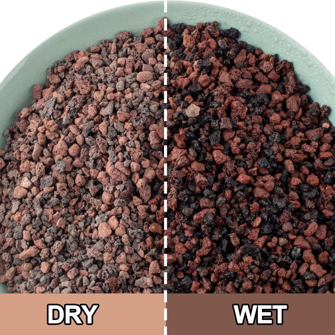CJGQ 18lb Mix Lava Rocks for Plants