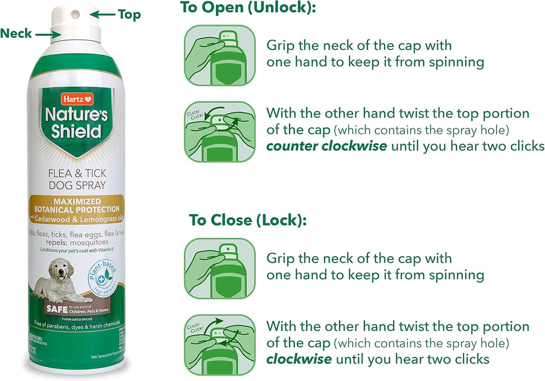 Hartz Nature’s Shield Flea & Tick Spray Treatment for Dogs