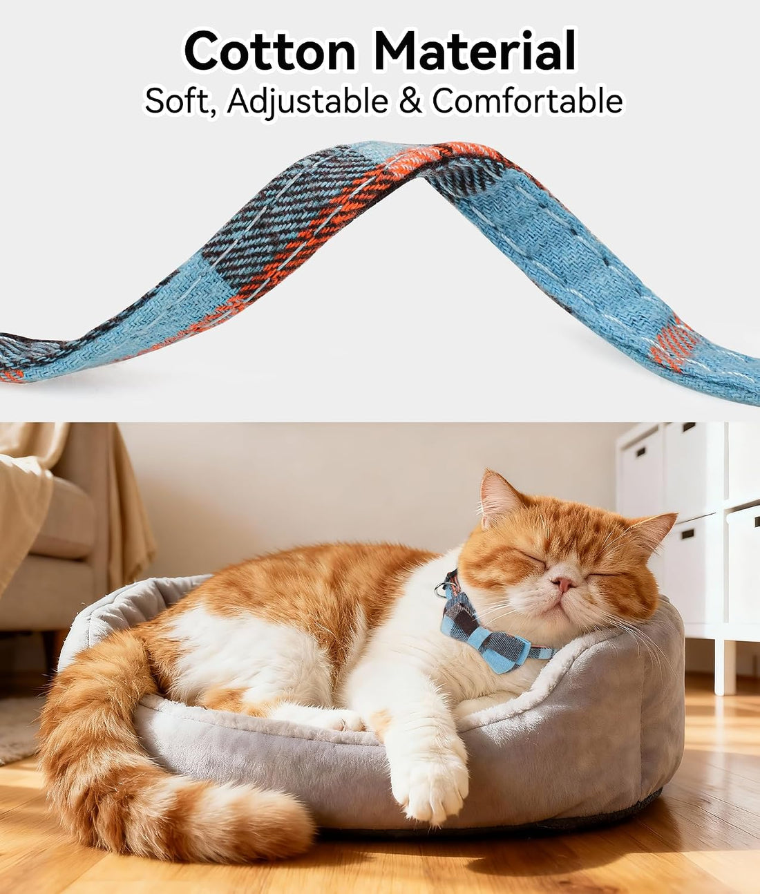Joytale Upgraded Cat Collar with Bells