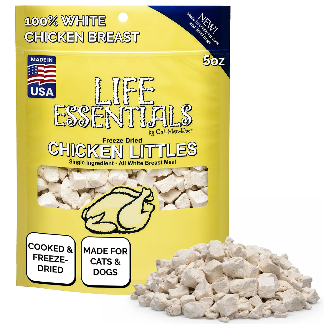 Life Essentials by Cat-Man-Doo | Chicken Littles - 5oz Bag