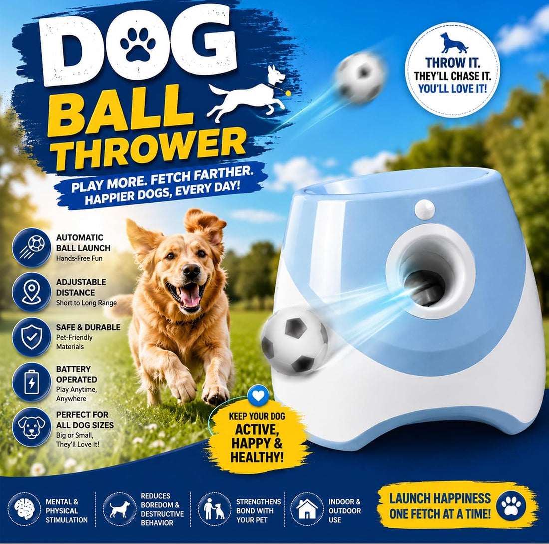 Automatic Dog Ball Launcher, Dog Ball Throw Launcher