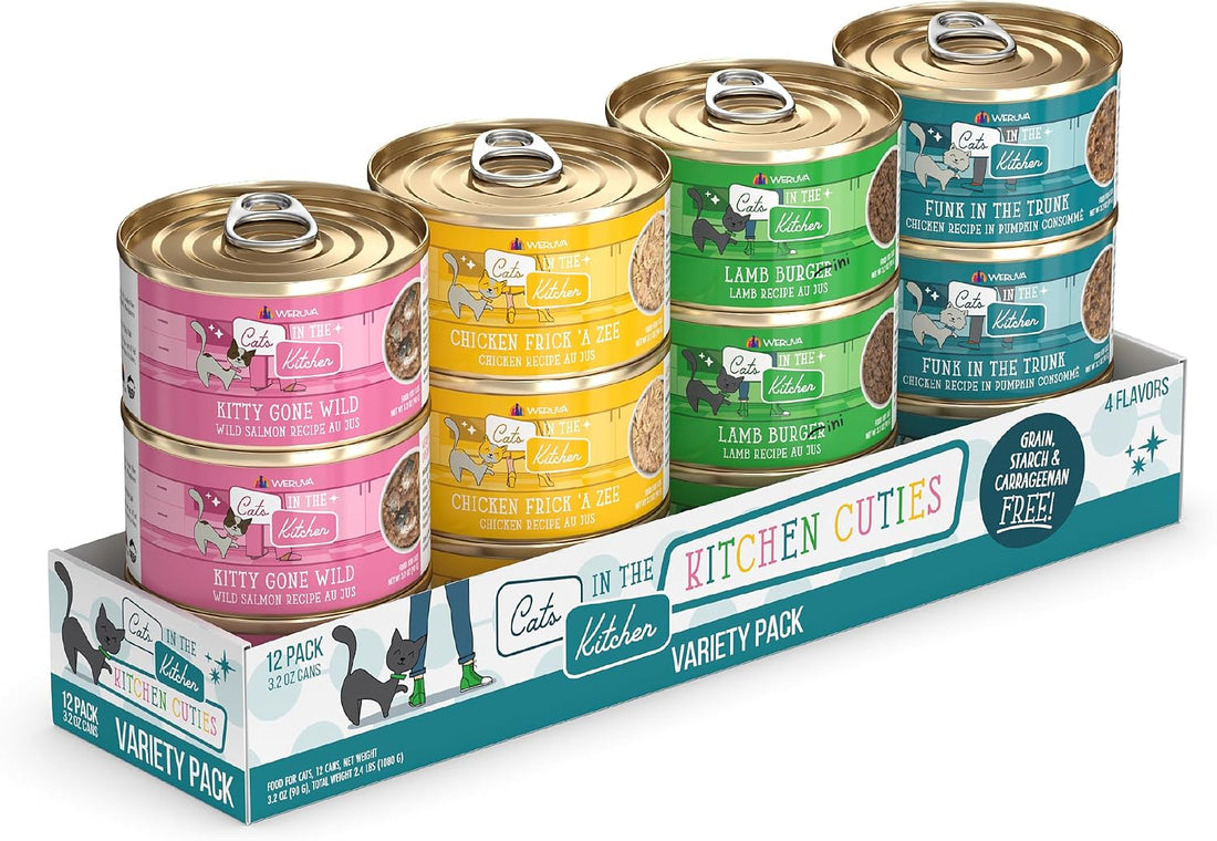 Weruva Cats in the Kitchen, Kitchen Cuties Variety Pack, Wet Cat Food