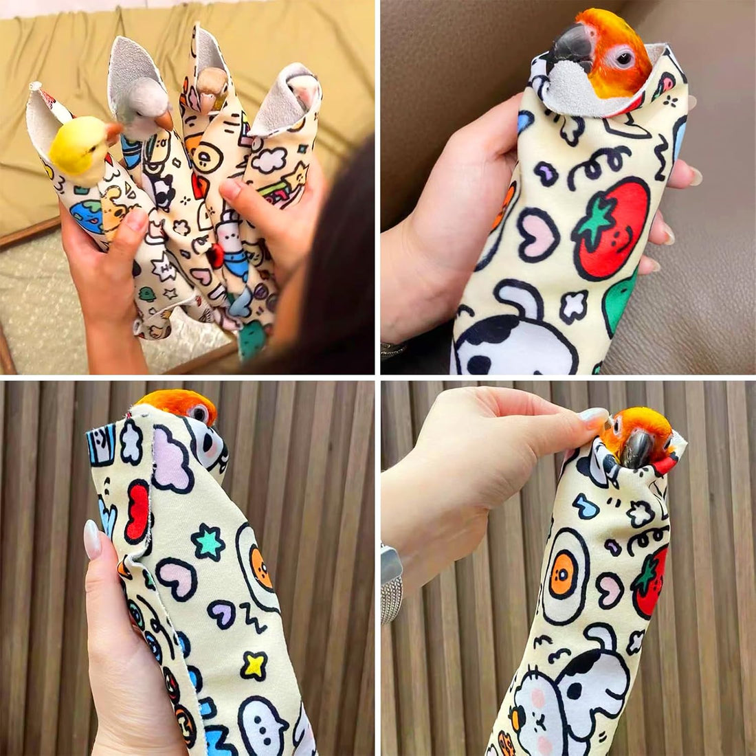 Bird Nail Clippers,Parrot Grooming wrap,2in1 for Safe Nail Trimming
