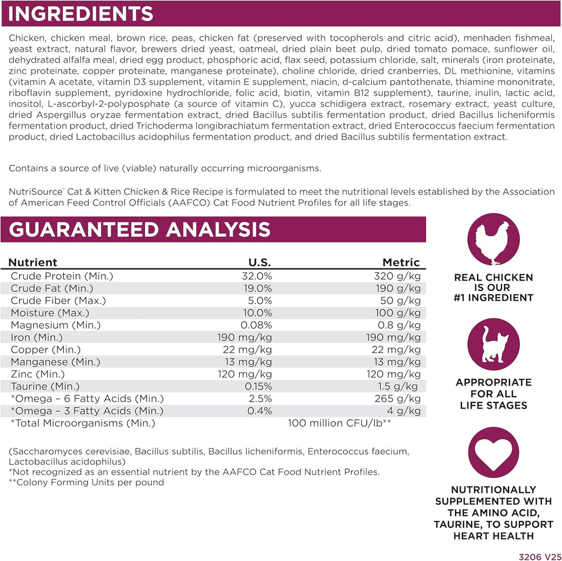 NutriSource Cat & Kitten Dry Food