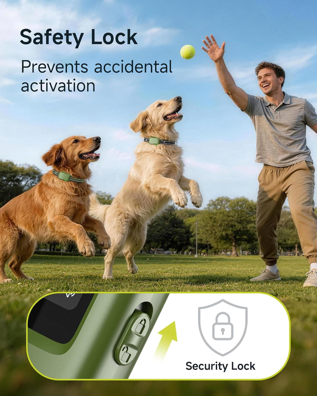 Shock Collar for 2 Dogs, 4500FT Training Collar with Remote