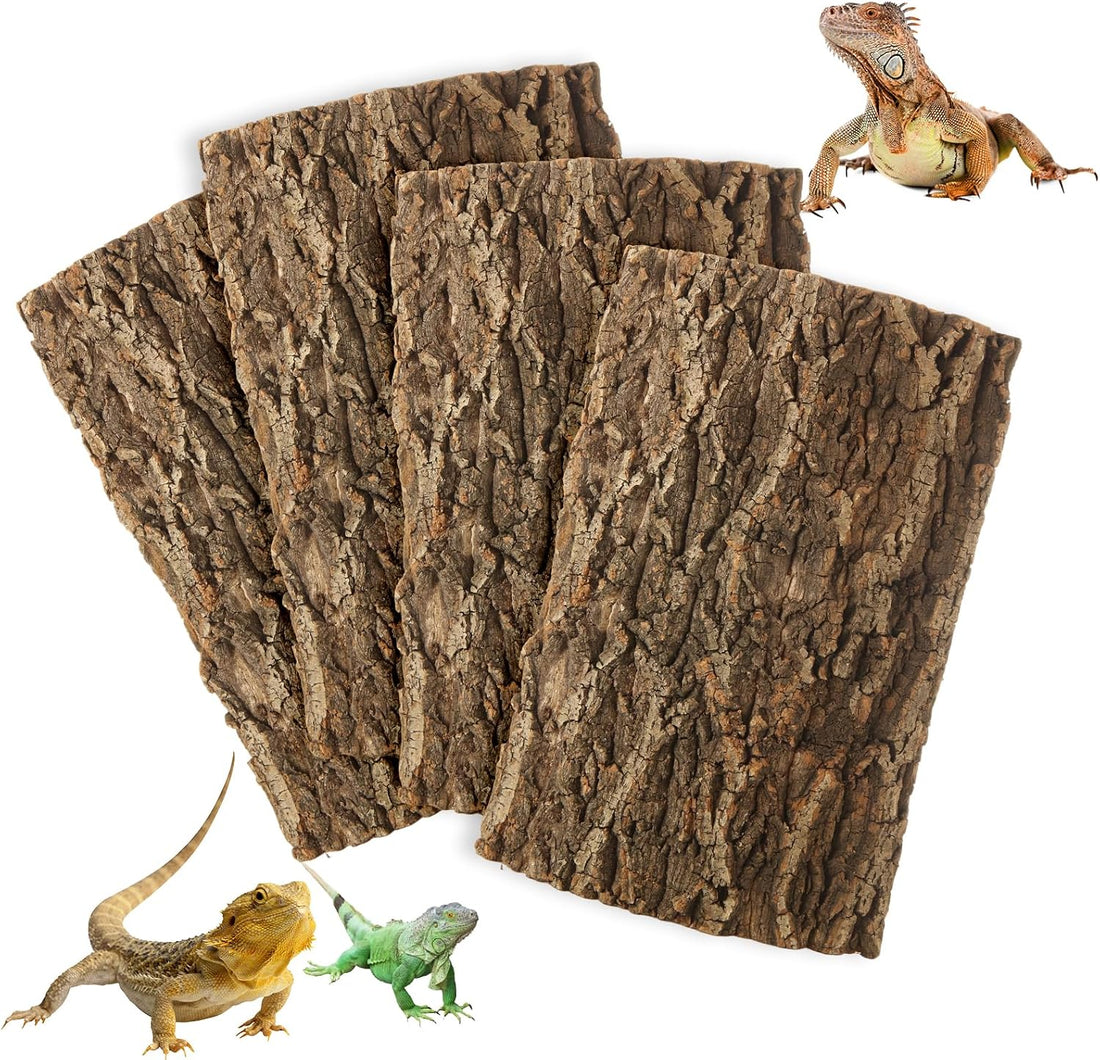 STARVAST 4PCS Cork Terrarium Background 15.7x11.8in for Reptile