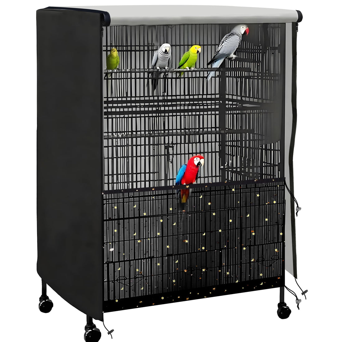 Universal Bird Cage Cover,Pet Cage Cover,100% Shading Oxford Cloth