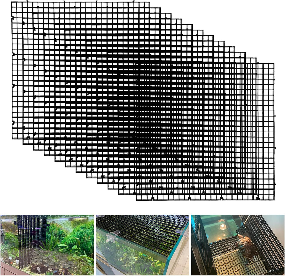 Adjustable Platic Grip Panel Aquarium Fish Tank Divider Filter Bottom