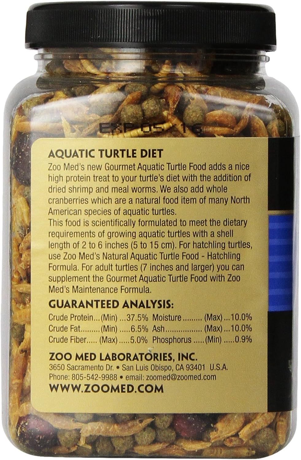 Zoo Med Gourmet Aquatic Turtle Food 11 oz.