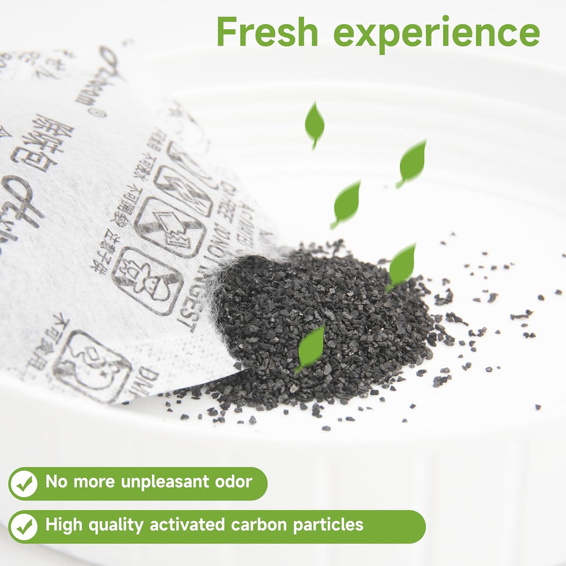 LUVCOSY 30 PCs Disposable Waste Receptacles with Charcoal Bags