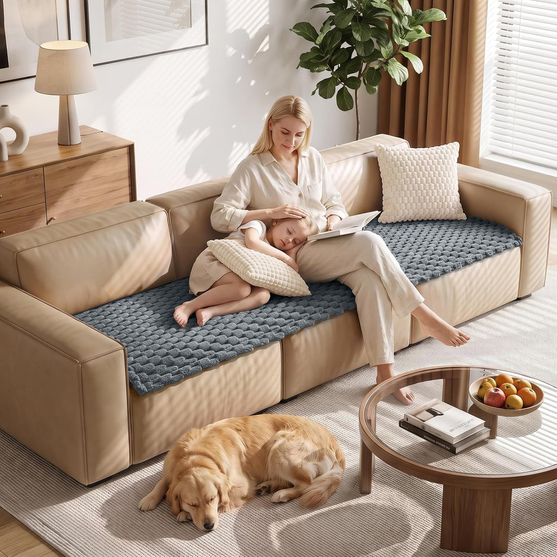 TAOCOCO 100% Waterproof Couch Cover for Dogs