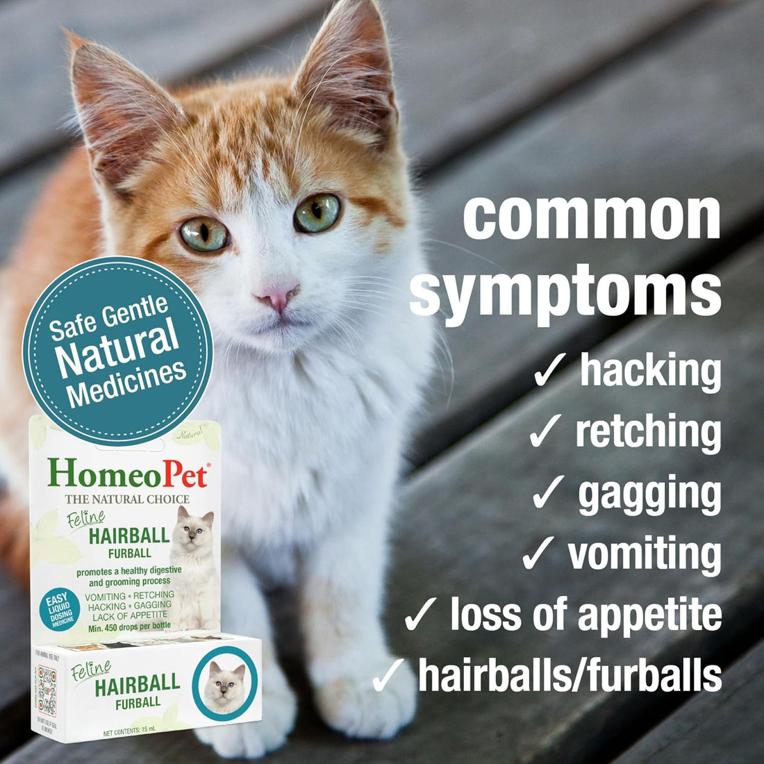 HomeoPet Feline Hairball Furball