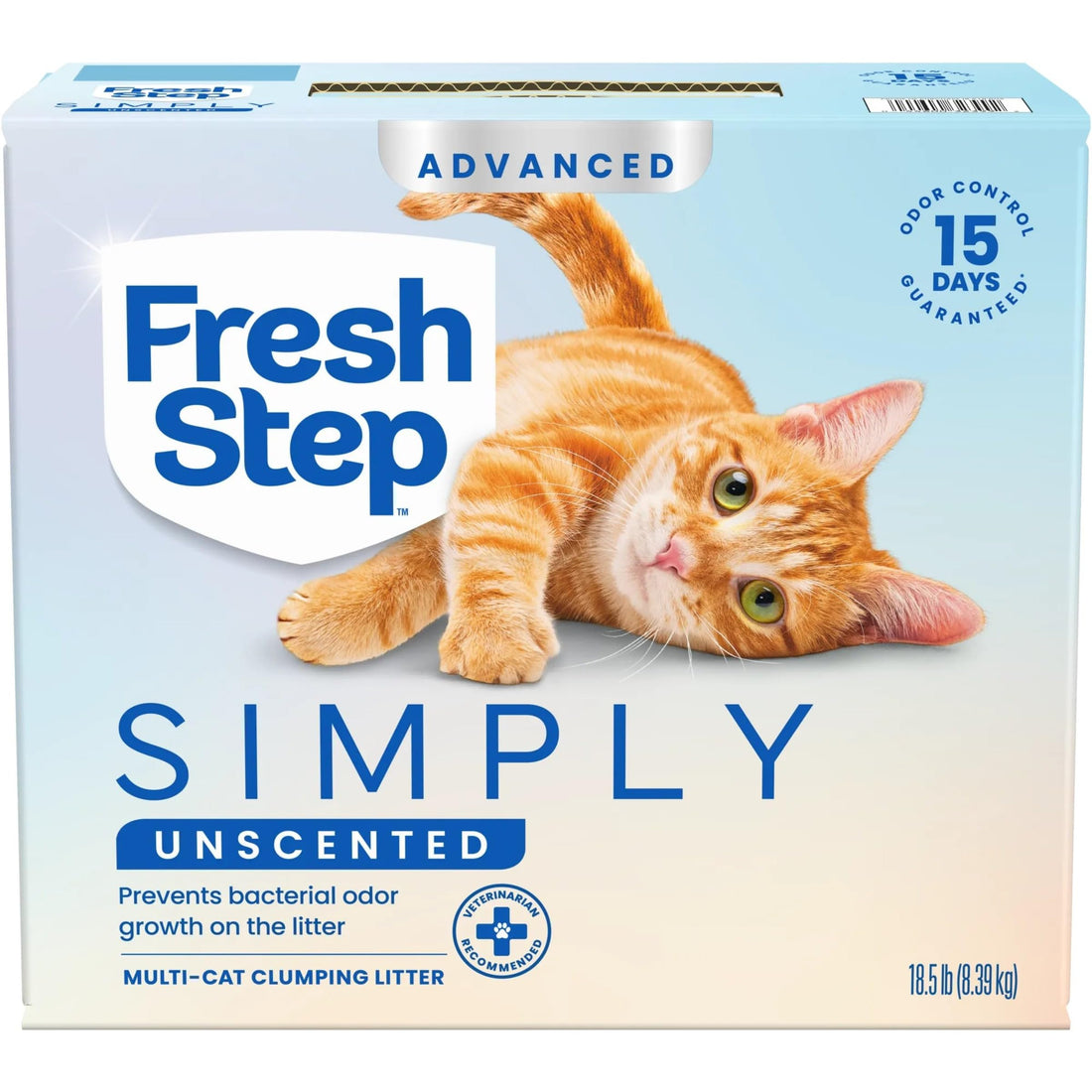 Fresh Step Advanced Simply Unscented Multi Cat Clumping Cat Litter