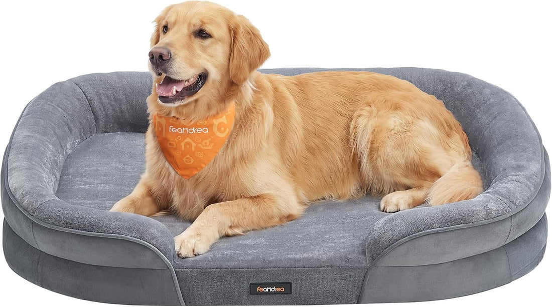 Feandrea Orthopedic Dog Bed, 30" Dog Couch with Removable Washable