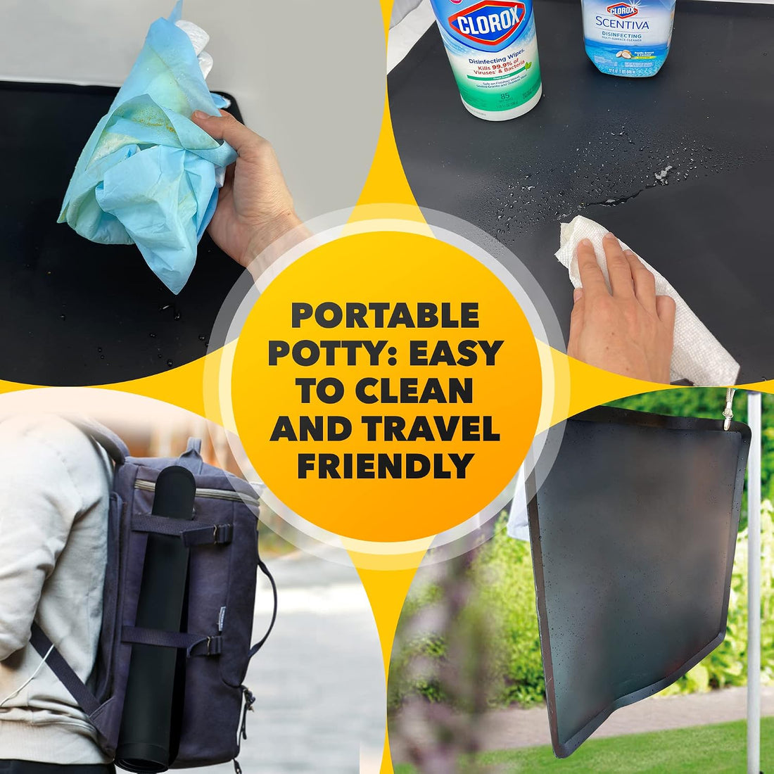 Dog Pee Pad Holder - Fits Up to 24” x 24” Pee Pad
