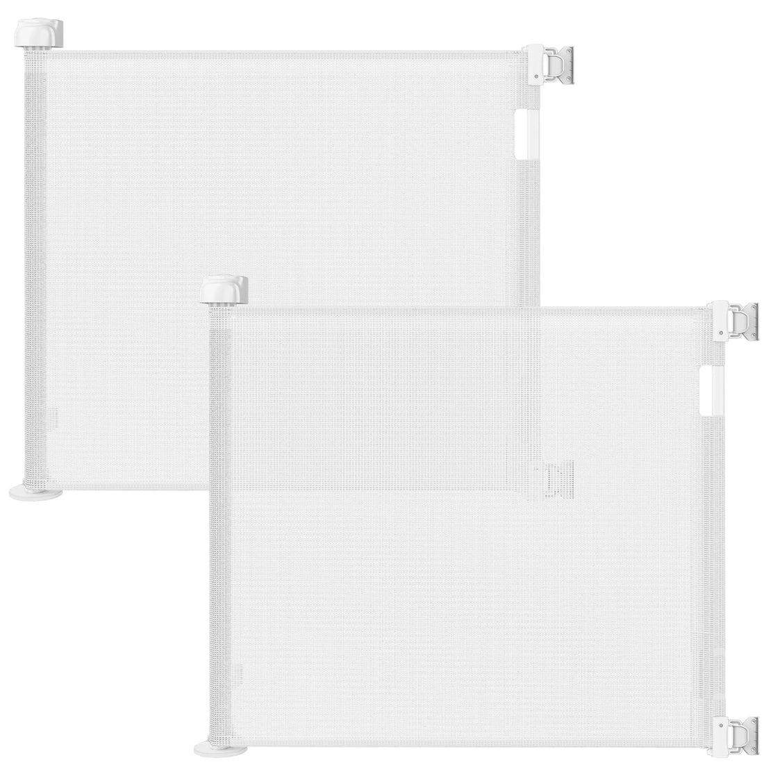 Veraste Retractable Mesh Baby & Pet Gate for Doorways and Stairs