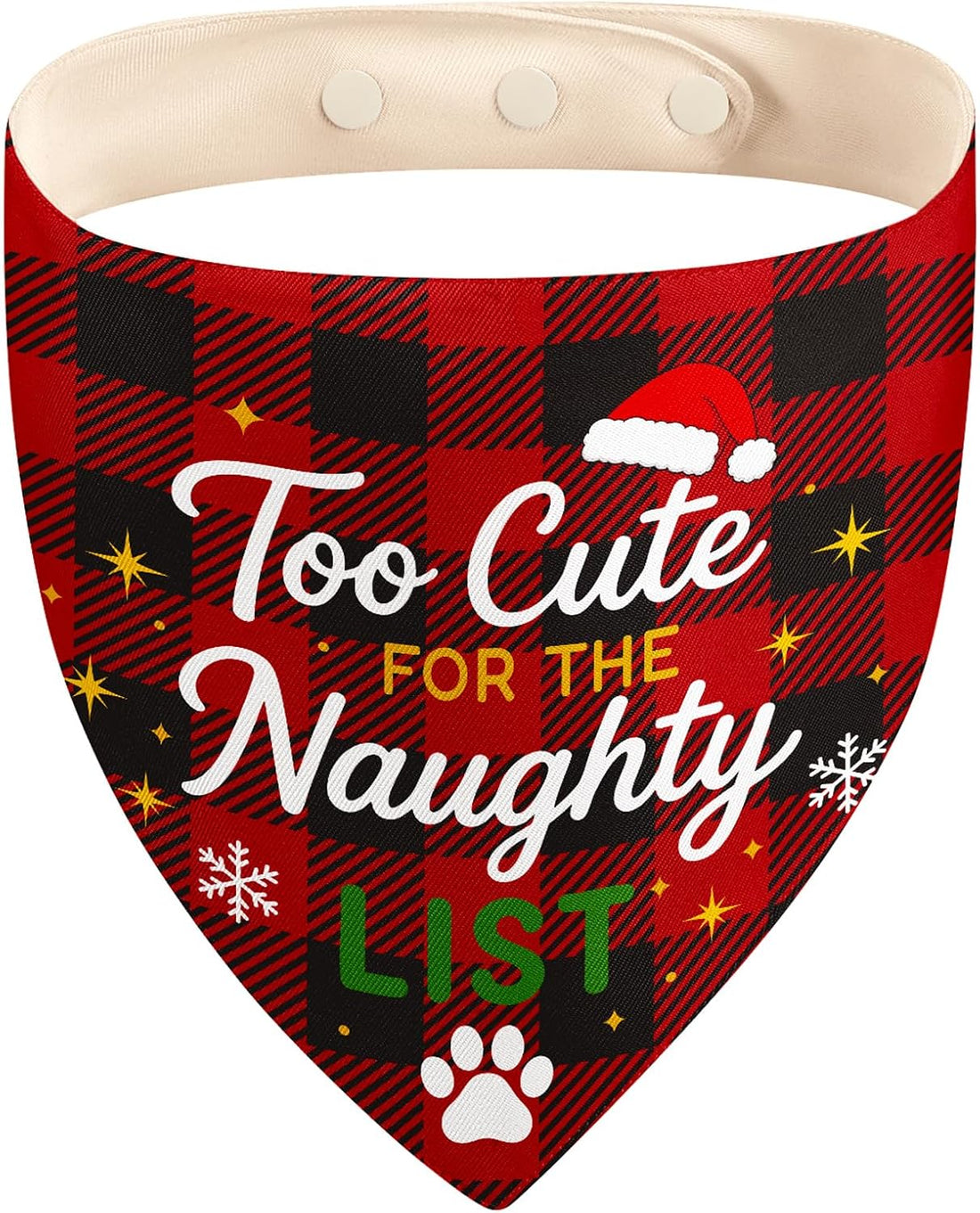 Halloween Dog Bandana, Reversible Snap-On Pet Scarf