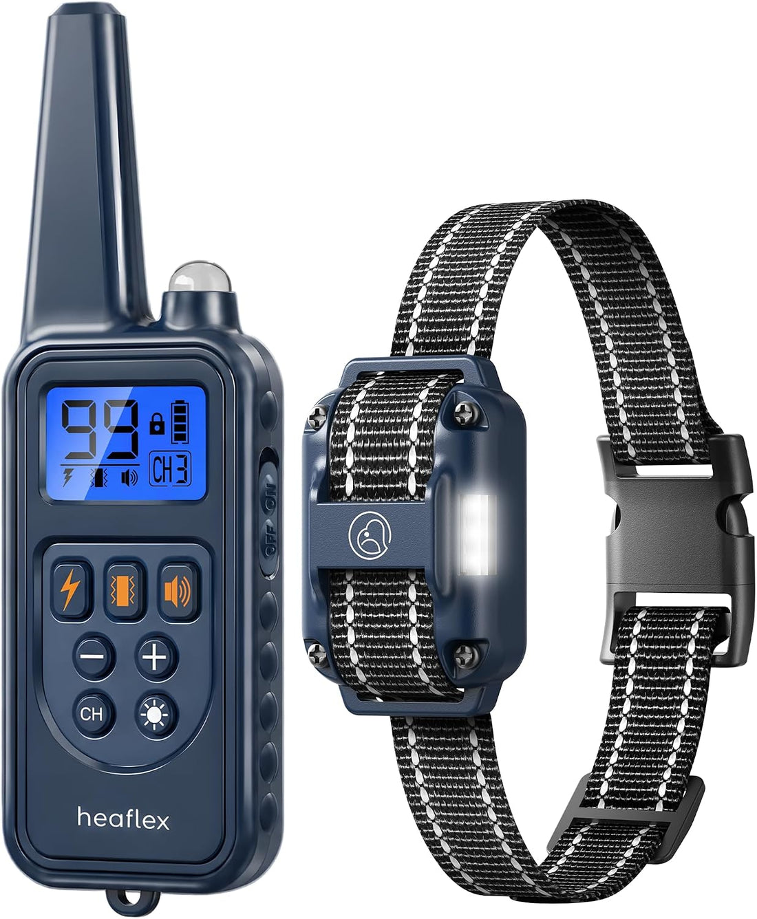 Shock Collar for 3 Dogs, Dog Training Collar with Remote, Rechargeable