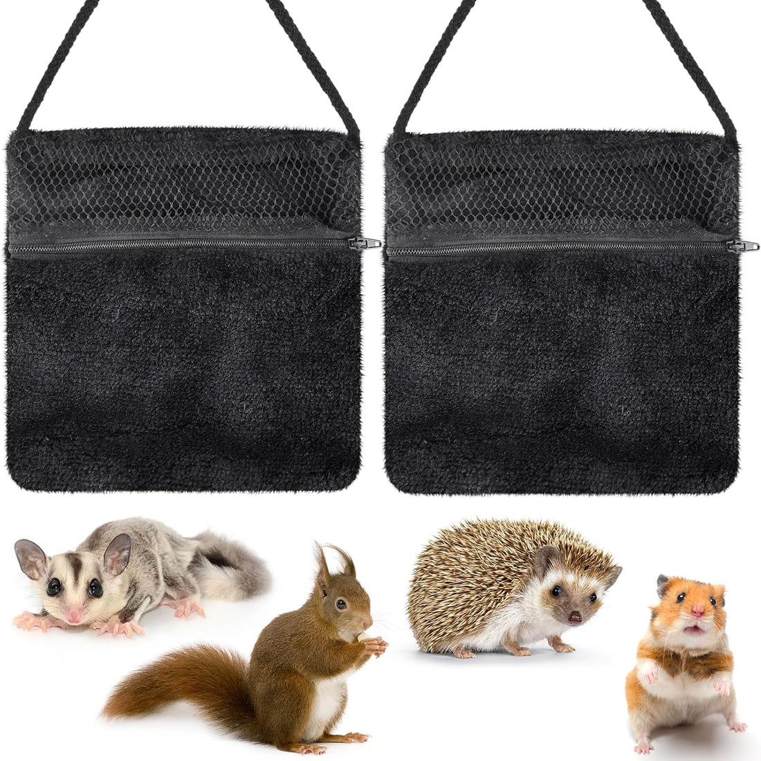 Sweetude 2 Pcs Sugar Glider Pouch Breathable Carrying Bonding Pouch