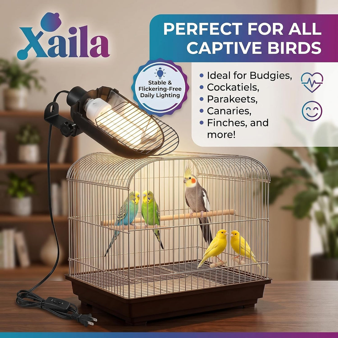 Xaila Bird UV Light Replacement for Standard Avian Sun Lamp OEM