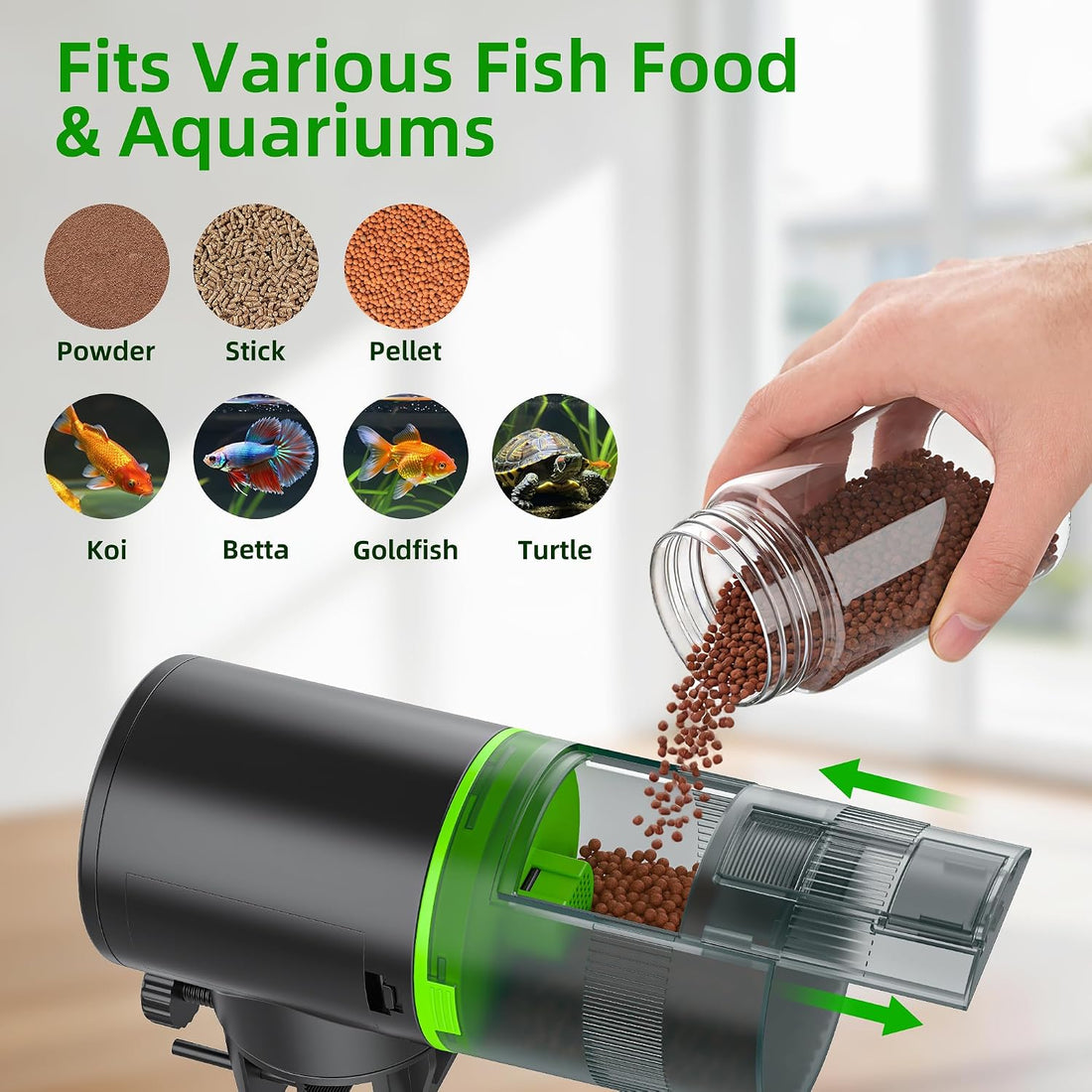 Freesea Automatic Fish Feeder for Aquarium