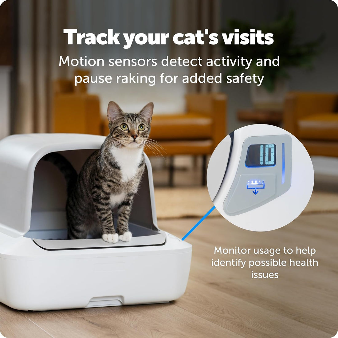 PetSafe ScoopFree Crystal Pro Self-Cleaning Litter Box