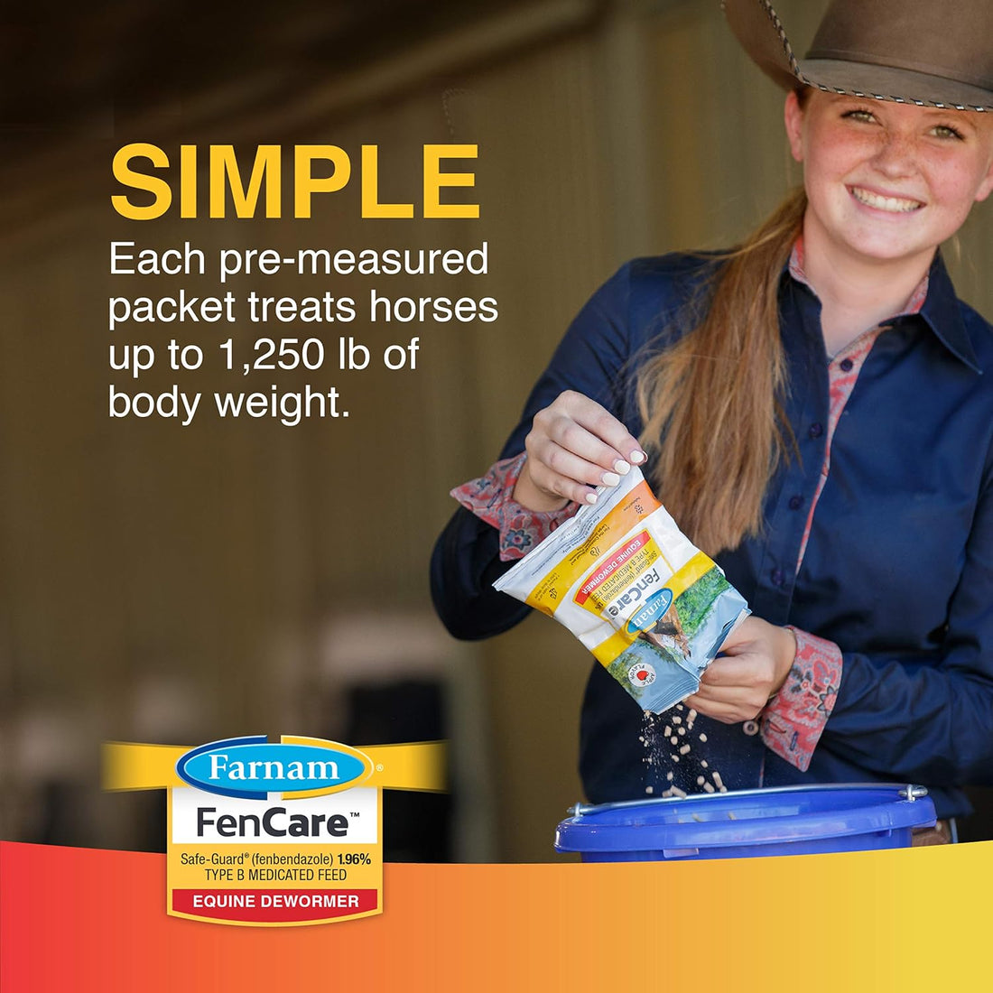 Farnam FenCare Safe-Guard 1.96% Equine Dewormer 5 Ounces