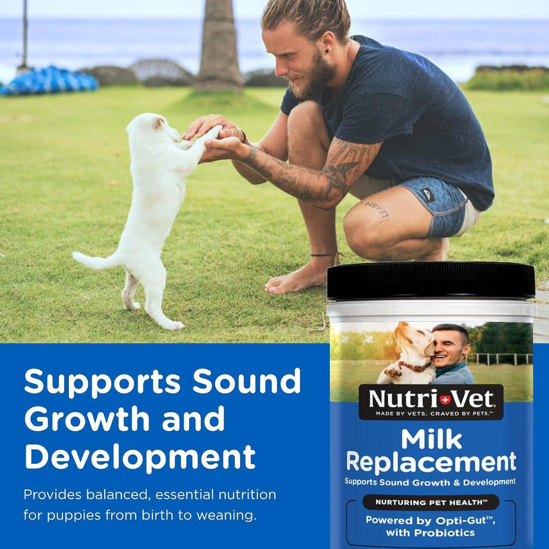 Nutri-Vet Milk Replacer For Puppies, Powdered Milk