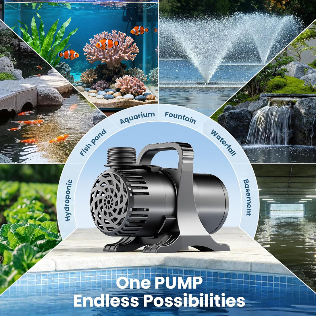 OYO Water 8000 GPH Pond Pump