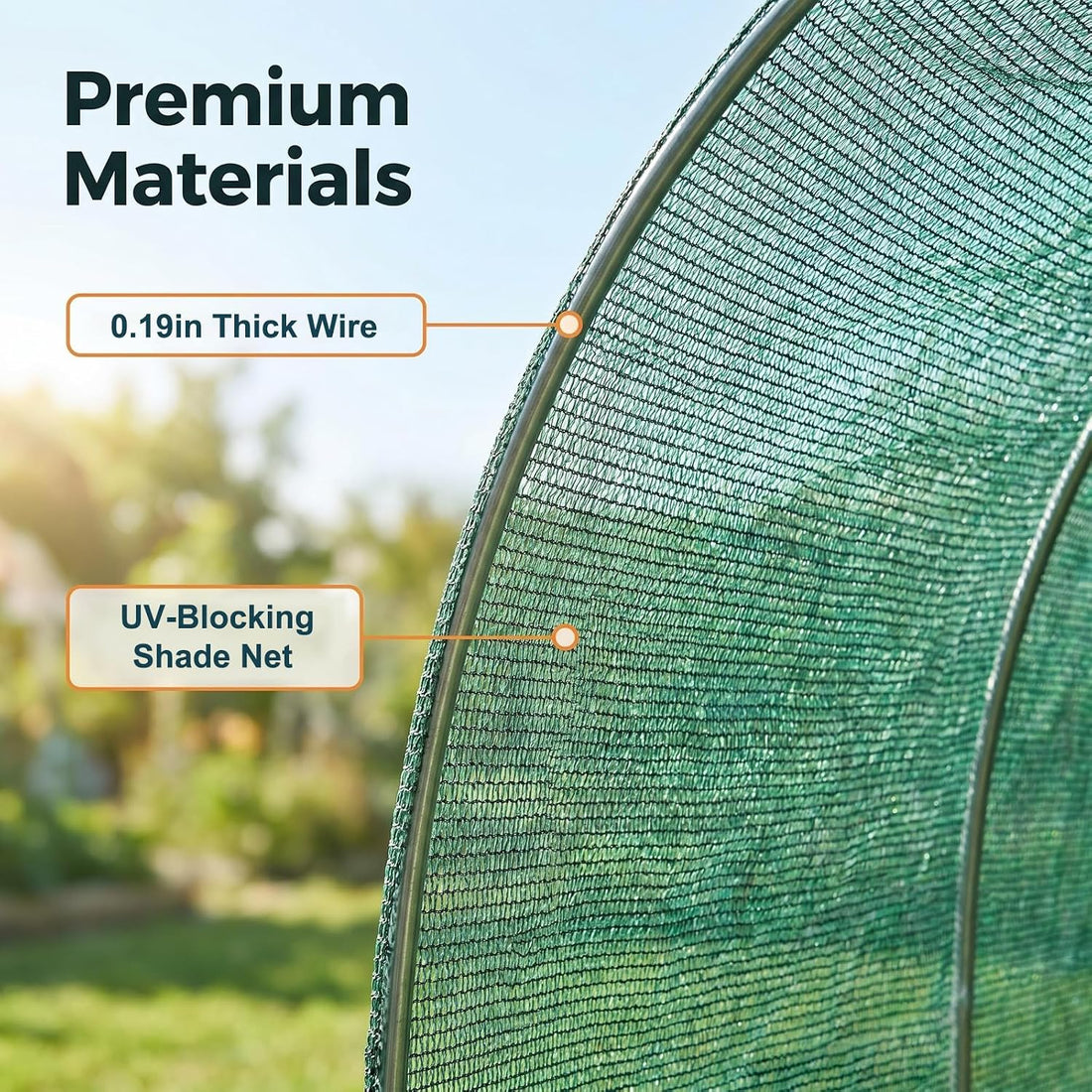Foldable Chicken Run No Assembly Portable Tunnel for Yard 79 * 30 *