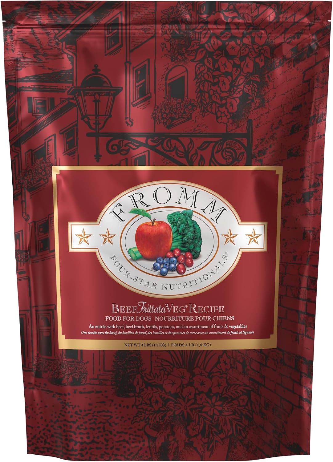 Fromm Four-Star Nutritionals Beef Frittata Veg Dog Food