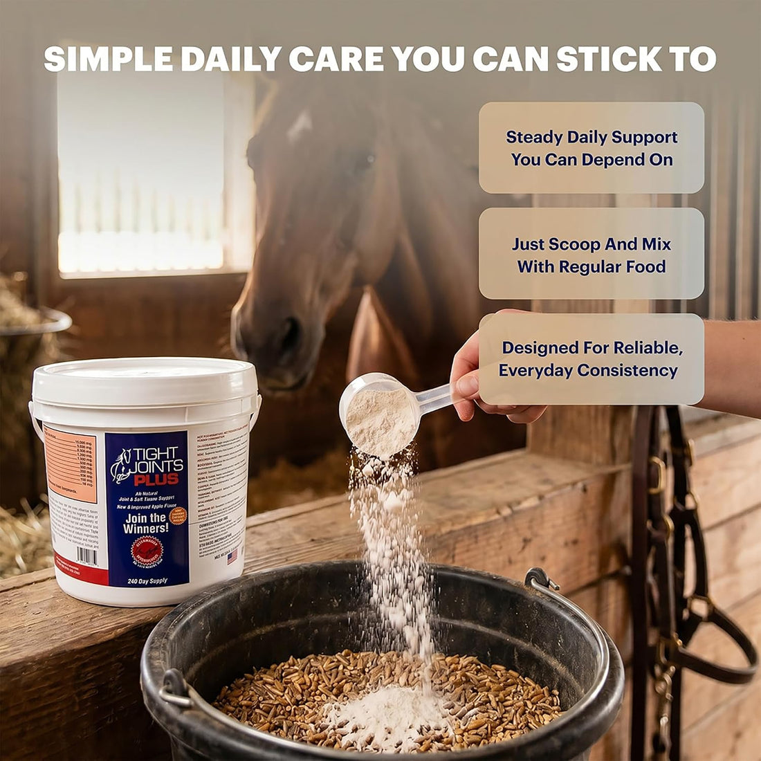 Horse Joint Supplement Powder, 8 lb, 240 Days