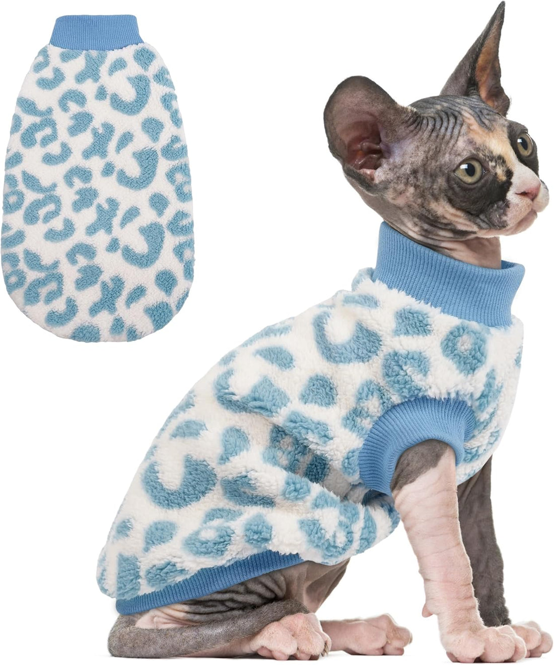 PUMYPOREITY Cozy Fleece Cat Sweater