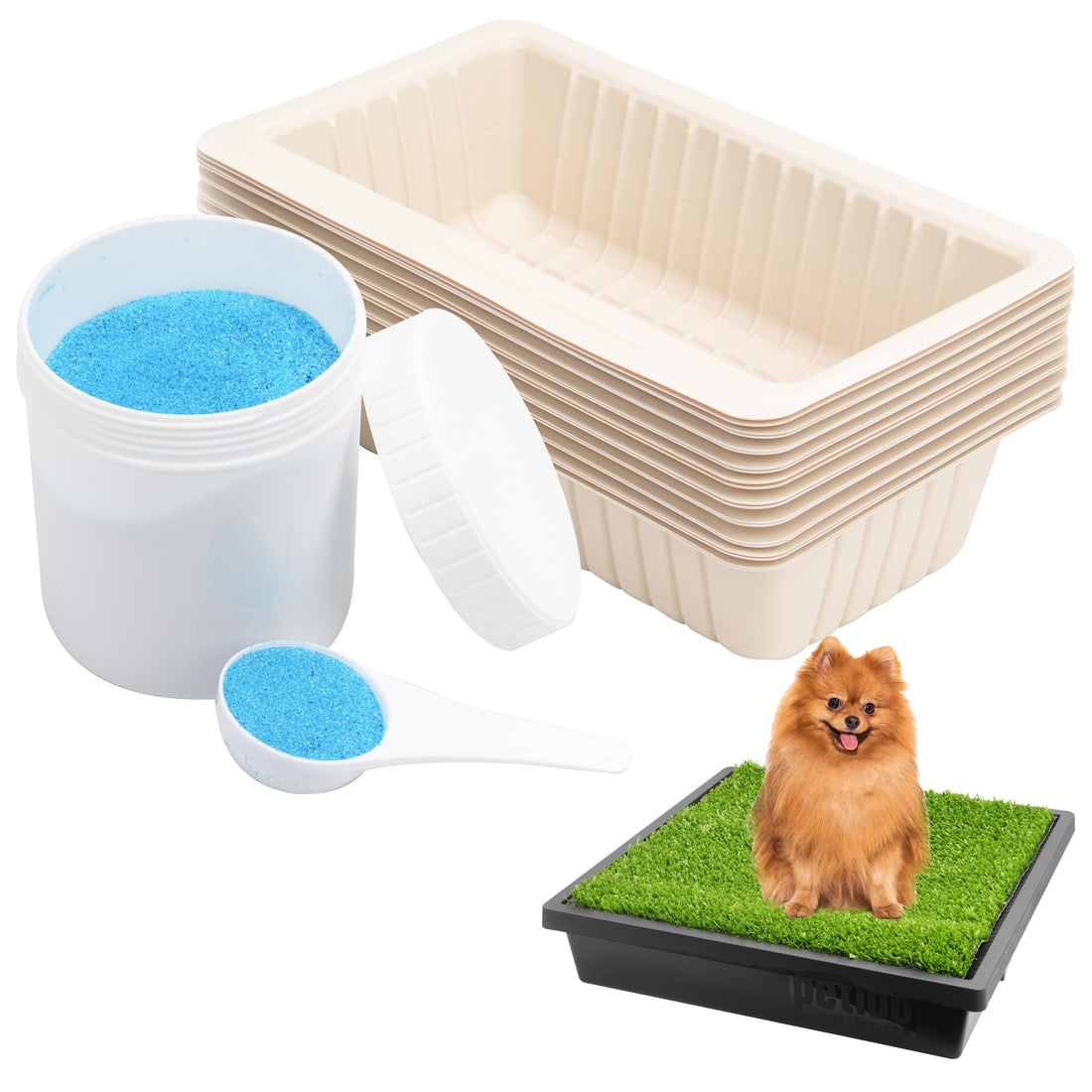 20-Pack Pet Loo Pee-Pod Refills with Sponge Compatible with PetSafe
