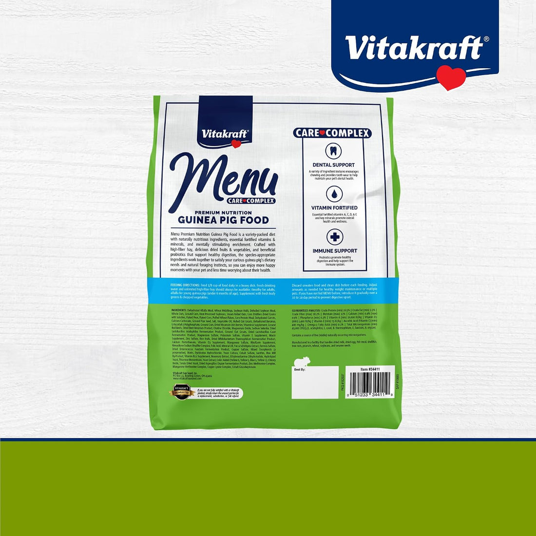 Vitakraft Menu Guinea Pig Food 5 lb.