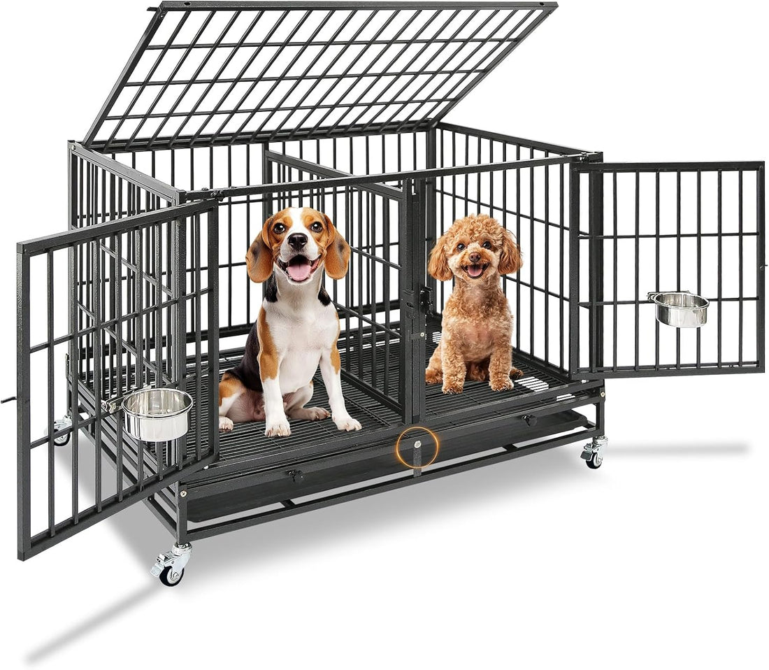 Homey Pet 43" Double Dog Crate