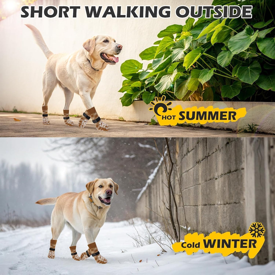 EXPAWLORER Dog Socks for Hot Pavement Summer to Prevent Licking Paws