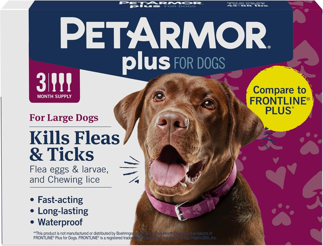 PetArmor Plus Flea & Tick Topical Cats 1.5 lbs+, 3-Month