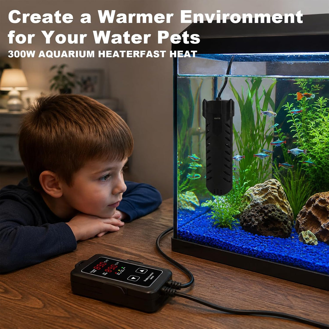 300W Aquarium Heater, Fish Tank Heater