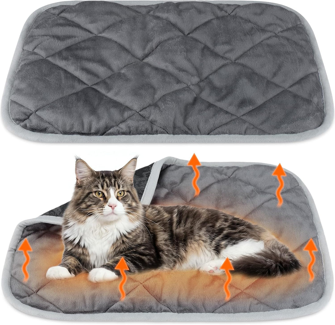 2 Pack Self Warming Cat Bed Thermal Pet Mat