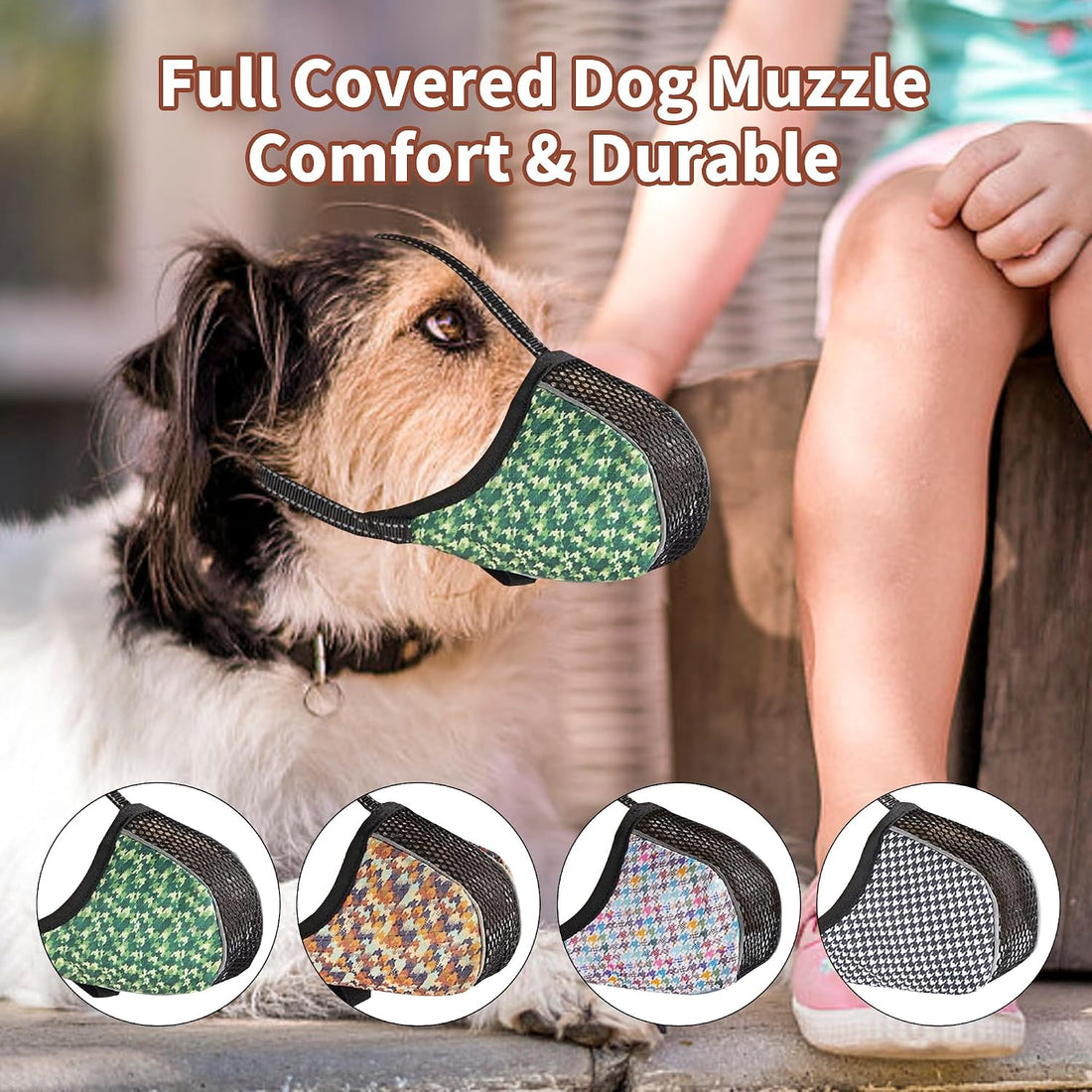 Dog Basket Muzzle Dog Mouth Guard Cover for Grooming Wlaking Vet