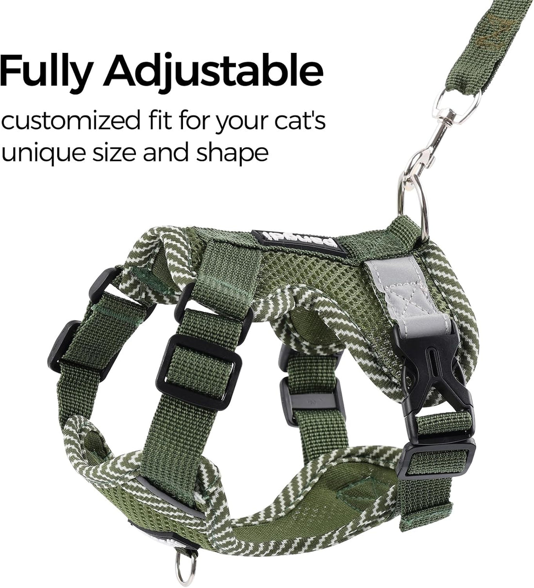 pangdi Cat Harness and Leash Escape Proof Extra Large Kitten Harness