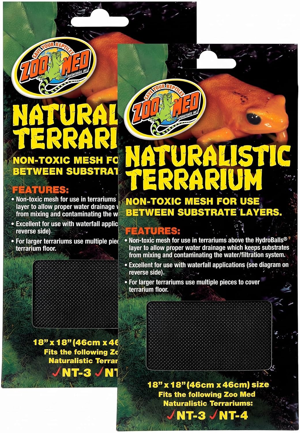 Zoo Med Naturalistic Terrarium Mesh, 18 x 18-Inches